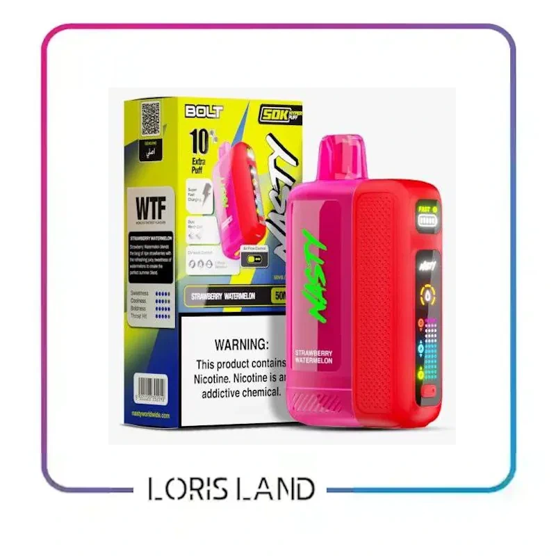 پاد یکبار مصرف توت فرنگی هنداونه نستی ۵۰ هزار پاف